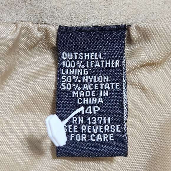 NWOT Valerie Womens 100% Leather Maxi Skirt Back Slit Western Cowgirl A-Line LP - Picture 10 of 16